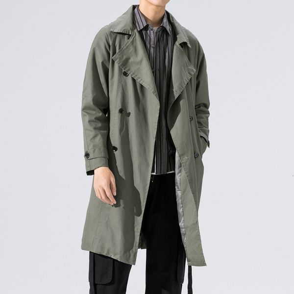 rhodeston fall 2019 new large men's casual double breasted long windbreaker, Tan;black
rhodeston fall 2019 new large men's casual double breasted long windbreaker, Tan;black