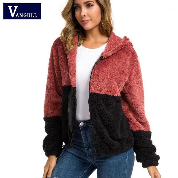 vangull colorblock hooded teddy jackets women basic jackets 2019 casual autumn coats clothing thick zipper long sleeve outerwear1, Black;brown
vangull colorblock hooded teddy jackets women basic jackets 2019 casual autumn coats clothing thick zipper long sleeve outerwear1, Black;brown