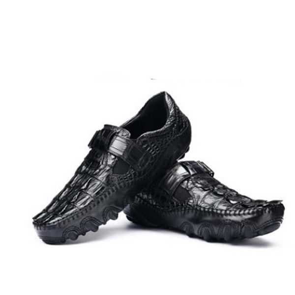 dongou men crocodile shoes doug shoes men's genuine leather business leisure summer of paragraph leather, Black
dongou men crocodile shoes doug shoes men's genuine leather business leisure summer of paragraph leather, Black