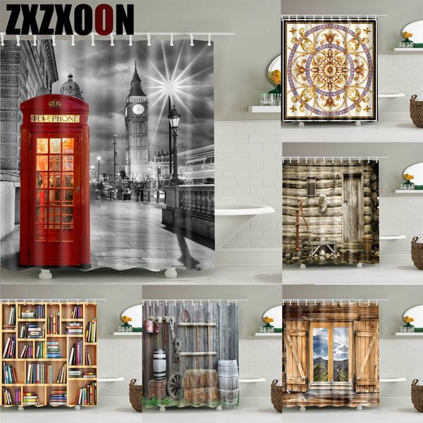 vintage style wooden house geometric mandala moon shower curtain bathroom set waterproof polyester bath curtain with hooks
vintage style wooden house geometric mandala moon shower curtain bathroom set waterproof polyester bath curtain with hooks