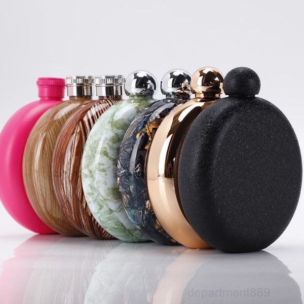 russian special shaped wine pot 5 oz round bottle portable stainless steel marble pattern hip flask owc3563
russian special shaped wine pot 5 oz round bottle portable stainless steel marble pattern hip flask owc3563