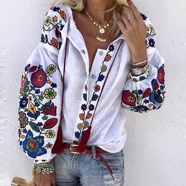 2019 long sleeve button blusa elegant office work blouses autumn notched collar blouse shirts women lantern1, White
2019 long sleeve button blusa elegant office work blouses autumn notched collar blouse shirts women lantern1, White