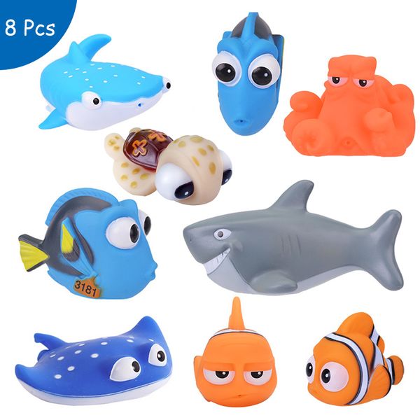 8pcs baby bath toys kids float spray play water fish children bathroom bathtub play water toy shower games swimming pool tools q1217
8pcs baby bath toys kids float spray play water fish children bathroom bathtub play water toy shower games swimming pool tools q1217