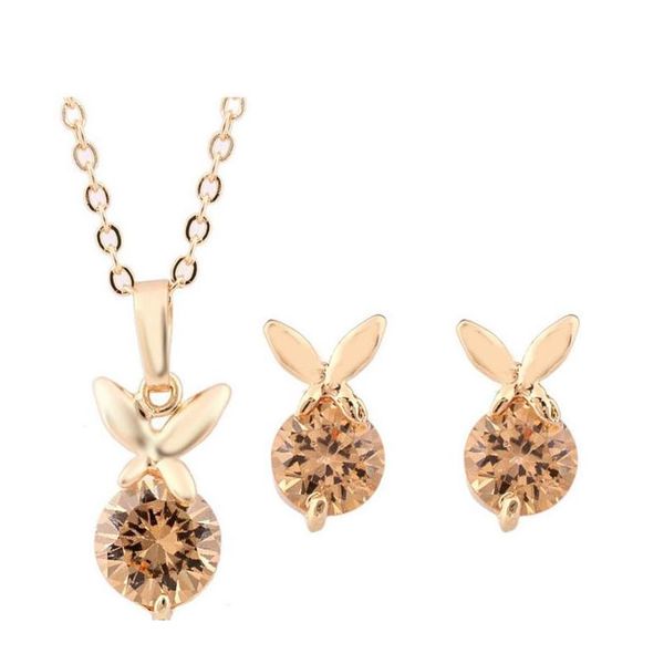 rabbit zircon necklace earring sets fashion jewelry for women gift high grade zircon jewlery sets 1305 khqjh, Silver
rabbit zircon necklace earring sets fashion jewelry for women gift high grade zircon jewlery sets 1305 khqjh, Silver