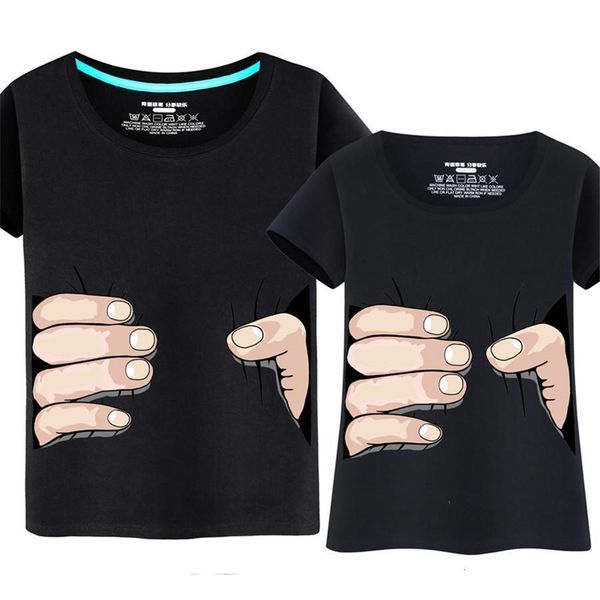 new 2020 summer women ladies casual o neck 3d hand print funny t shirts couple clothes friends tee shirt, White 
new 2020 summer women ladies casual o neck 3d hand print funny t shirts couple clothes friends tee shirt, White