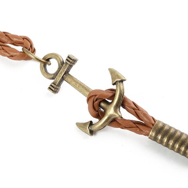 fashion black anchor bracelet men's charm survival rope chain leather friendship bracelet men and women jewelry jllwyt
fashion black anchor bracelet men's charm survival rope chain leather friendship bracelet men and women jewelry jllwyt