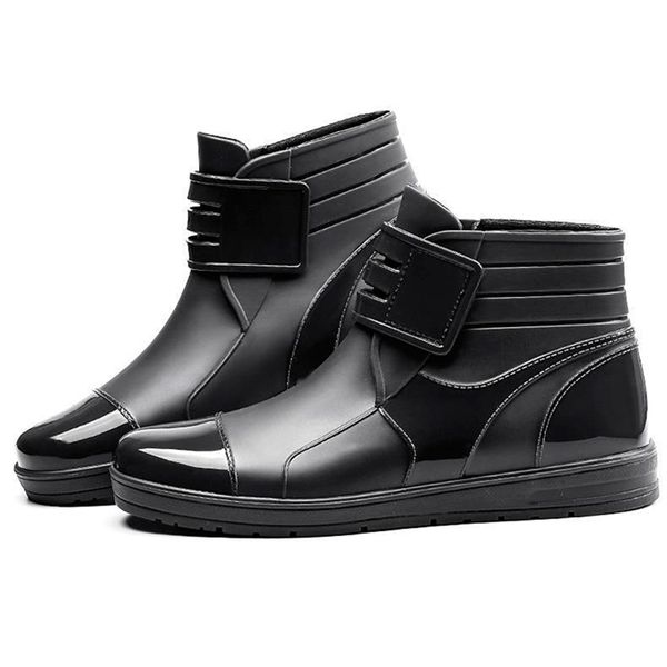 short rain boots men low rain boots non-slip car wash water rubber waterproof trend chef men shoes water boots zapatos de hombre, Red;white
short rain boots men low rain boots non-slip car wash water rubber waterproof trend chef men shoes water boots zapatos de hombre, Red;white