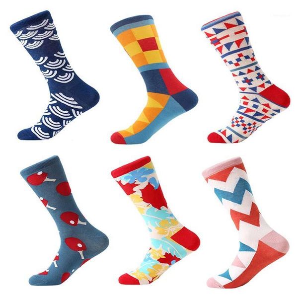 men's socks europe us happy socks personality cotton color plaid in the tube men women cotton tide1, Black
men's socks europe us happy socks personality cotton color plaid in the tube men women cotton tide1, Black