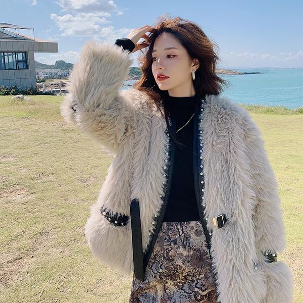 winter clothes women fashion korean loose faux fur jackets and coats ladies elegant chic plus size plush coat outerwear 2020, Black
winter clothes women fashion korean loose faux fur jackets and coats ladies elegant chic plus size plush coat outerwear 2020, Black