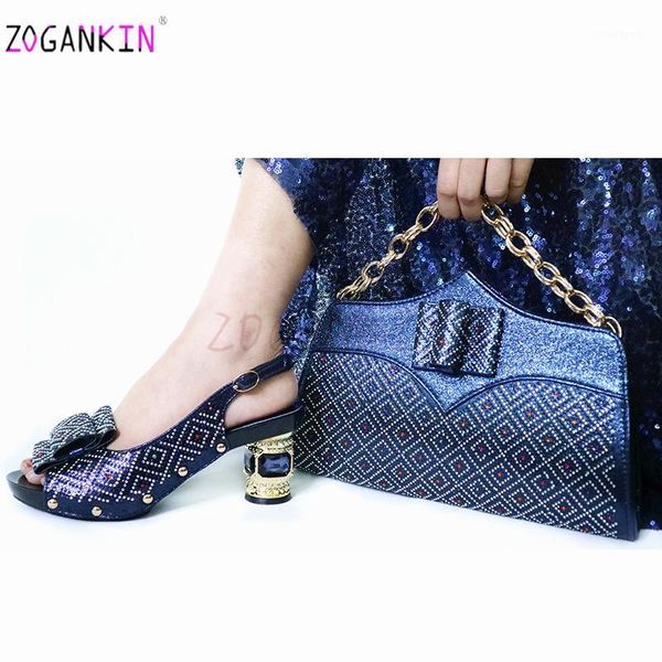 dress shoes dark blue italian women and bag set african lady matching elegant style with shinning crystal for party1, Black
dress shoes dark blue italian women and bag set african lady matching elegant style with shinning crystal for party1, Black