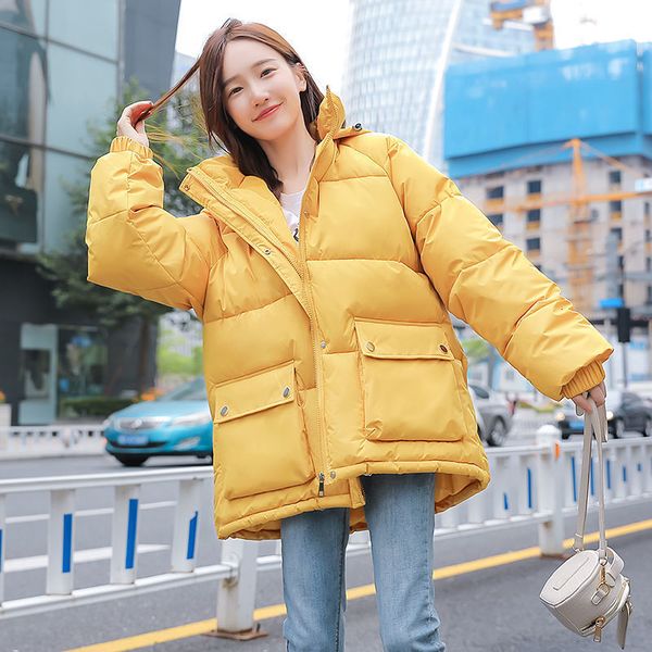 2021 new mode winter cotton loose korean style wild trend oversized female jacket zbv9, Black
2021 new mode winter cotton loose korean style wild trend oversized female jacket zbv9, Black