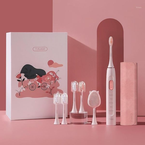 smart electric toothbrush tflash tongshi girls' lovers' pack charging soft hair acoustic automatic student party1
smart electric toothbrush tflash tongshi girls' lovers' pack charging soft hair acoustic automatic student party1