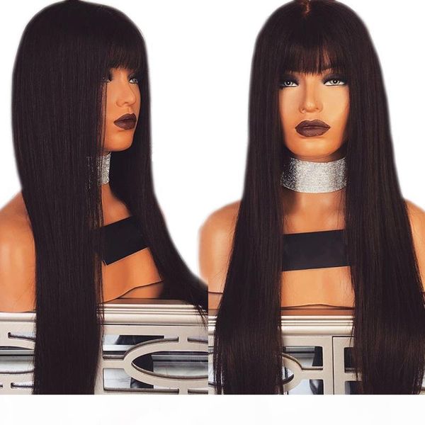 natural black wig long straight hair lace wigs glueless heat resistant synthetic lace front wig with bangs for black women
natural black wig long straight hair lace wigs glueless heat resistant synthetic lace front wig with bangs for black women