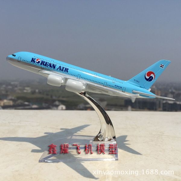 16cm korean air a380 alloy aircraft model aero a380-800 south korea airplane airbus static model airways aviation plane model y200428
16cm korean air a380 alloy aircraft model aero a380-800 south korea airplane airbus static model airways aviation plane model y200428