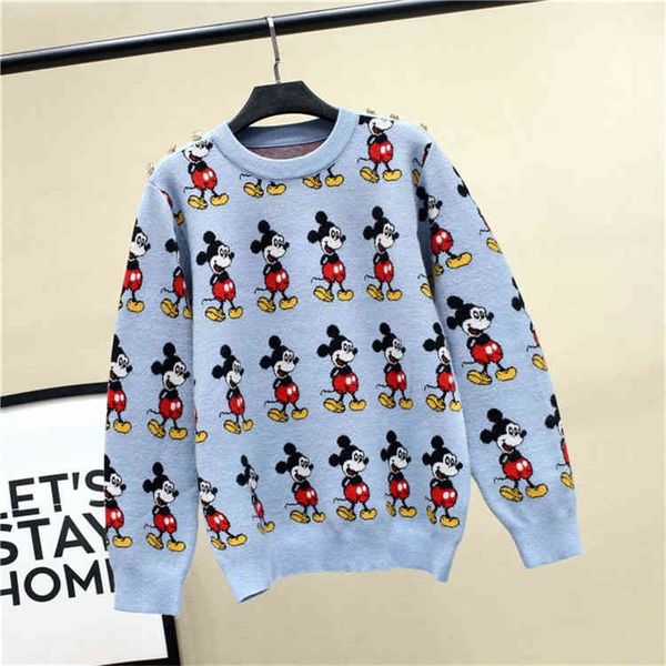 autumn new cartoon jacquard shoulder button sweater women's pullover sweater, White;black
autumn new cartoon jacquard shoulder button sweater women's pullover sweater, White;black
