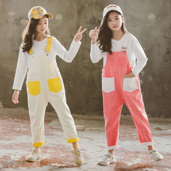 candy color girls overalls casual loose cotton kids long pants cute baby girls clothes teenagers outwears for 6 8 10 12 years y200704, Blue
candy color girls overalls casual loose cotton kids long pants cute baby girls clothes teenagers outwears for 6 8 10 12 years y200704, Blue