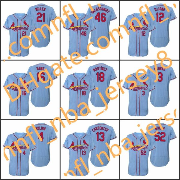 святой луи кардиналы мужчины # 4 yadier molina 46 paul goldschmidt 50 adam wainwright женщины молодежь корейский flex base custom jersey, Blue;black
святой луи кардиналы мужчины # 4 yadier molina 46 paul goldschmidt 50 adam wainwright женщины молодежь корейский flex base custom jersey, Blue;black