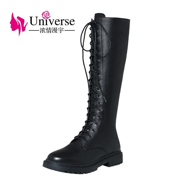 universe k190 knee high ladies boots genuine leather handmade women shoes heels, Black
universe k190 knee high ladies boots genuine leather handmade women shoes heels, Black