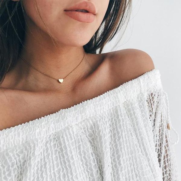 fashion stainless steel necklace women dainty pendant heart necklace love chokers necklaces wholesale, Silver
fashion stainless steel necklace women dainty pendant heart necklace love chokers necklaces wholesale, Silver