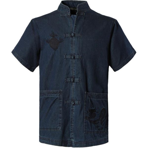 men's casual shirts 2021 spring autumn features men chinese traditional short sleeves tang shirt male 7987, White;black
men's casual shirts 2021 spring autumn features men chinese traditional short sleeves tang shirt male 7987, White;black
