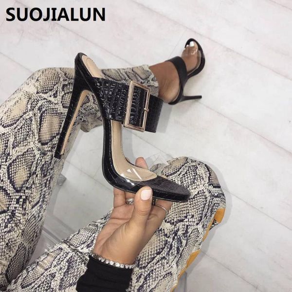 suojialun 2021 spring summer women pumps sandals buckle strap slippers party shoes gladiator high heel ladies shoes1, Black
suojialun 2021 spring summer women pumps sandals buckle strap slippers party shoes gladiator high heel ladies shoes1, Black