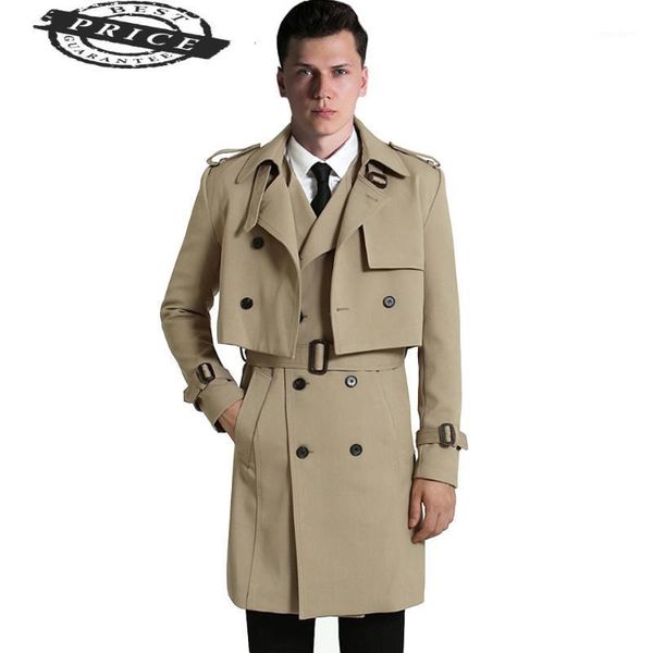 men's trench coats 2pcs/set men coat s-7xl (long vest+coats ) casual solid double breasted slim fit overcoat windbreak 29668-61, Tan;black
men's trench coats 2pcs/set men coat s-7xl (long vest+coats ) casual solid double breasted slim fit overcoat windbreak 29668-61, Tan;black
