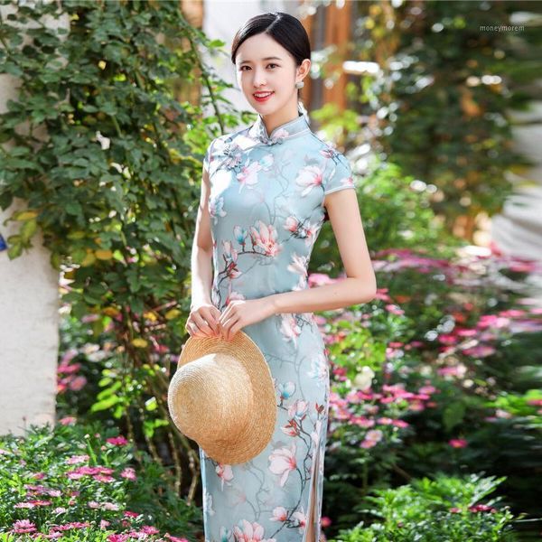 exquisite elegant print flower women qipao cheongsam classic traditional chinese dress slim hight split vestidos plus size1, Red
exquisite elegant print flower women qipao cheongsam classic traditional chinese dress slim hight split vestidos plus size1, Red