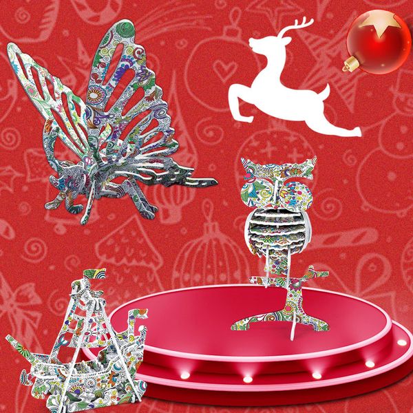 educational decompression toy children's 3d three-dimensional puzzle diy handmade graffiti puzzle model ornament 
educational decompression toy children's 3d three-dimensional puzzle diy handmade graffiti puzzle model ornament