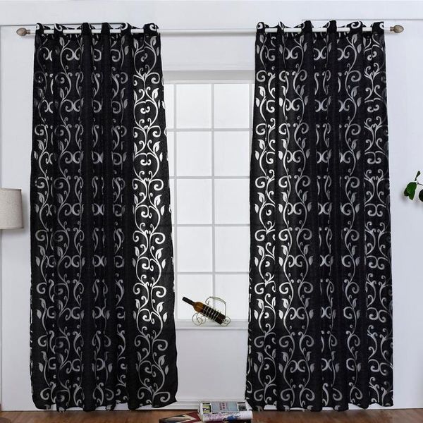 curtain & drapes window curtains for living room jacquard fabrics semi-blackout panel short black white curtain1
curtain & drapes window curtains for living room jacquard fabrics semi-blackout panel short black white curtain1