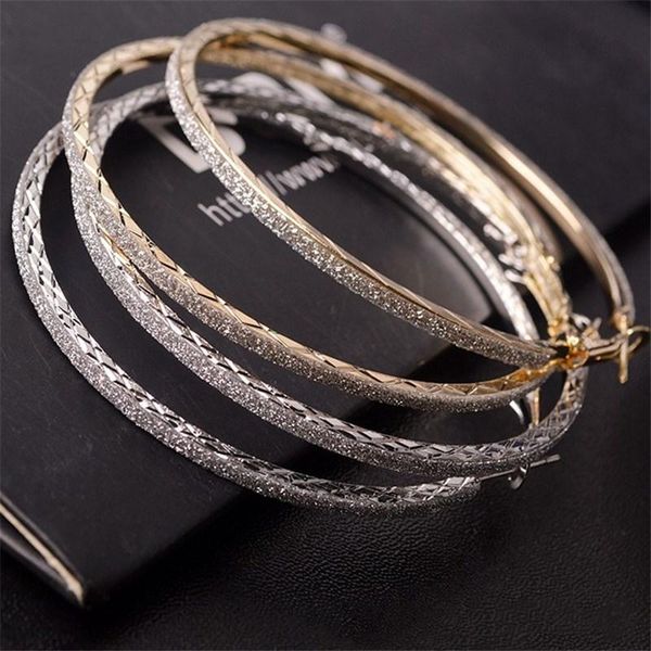 1pair party earrings fashion trendy big round hoop earrings circle elegant simple pierced y/golden 2 colors, Golden;silver
1pair party earrings fashion trendy big round hoop earrings circle elegant simple pierced y/golden 2 colors, Golden;silver