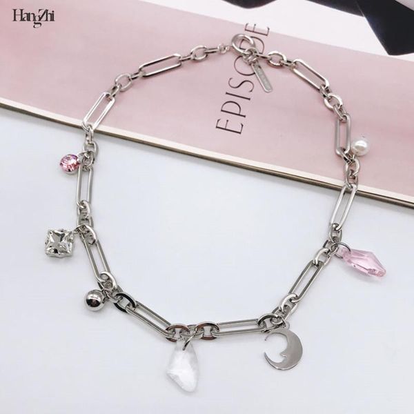 hangzhi korean the new design sense high-grade moon multi-drop stacked metal short coin clavicle chain necklace for women, Silver
hangzhi korean the new design sense high-grade moon multi-drop stacked metal short coin clavicle chain necklace for women, Silver