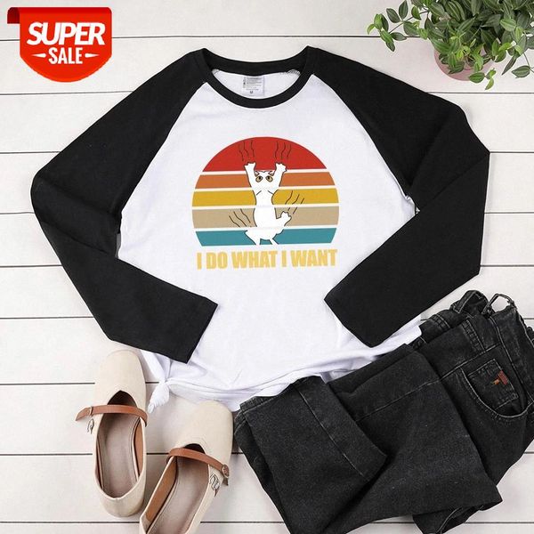 i do what i want print long sleeve t-shirts women autumn winter for women fashion crew neck two-tone stiching woman tshirt #ql6n, White
i do what i want print long sleeve t-shirts women autumn winter for women fashion crew neck two-tone stiching woman tshirt #ql6n, White