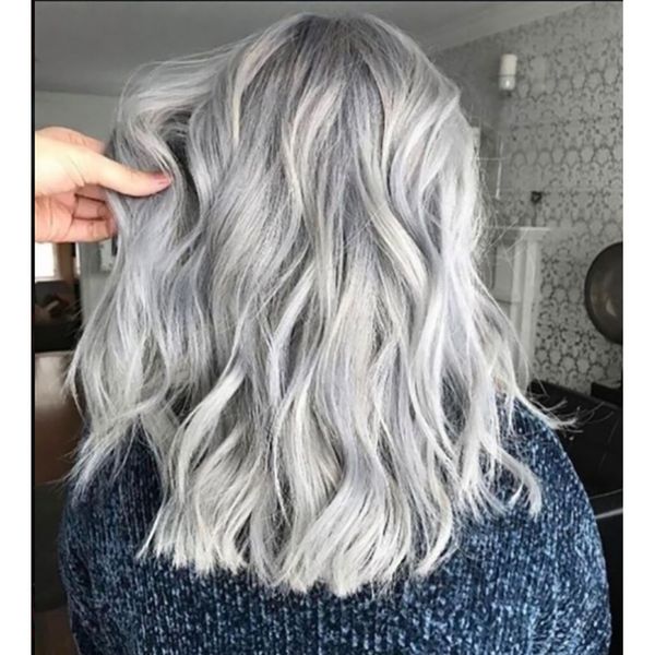 2019 new temperament, gray, long liu haoyu, female european fashion, front lace high temperature silk manufacturers direct sales, Black
2019 new temperament, gray, long liu haoyu, female european fashion, front lace high temperature silk manufacturers direct sales, Black