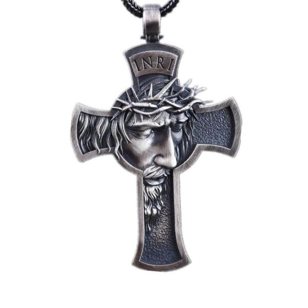 chains retro jesus cross christ religious necklace men's fashion holiday commemorative banquet accessories gifts wholesale, Silver
chains retro jesus cross christ religious necklace men's fashion holiday commemorative banquet accessories gifts wholesale, Silver