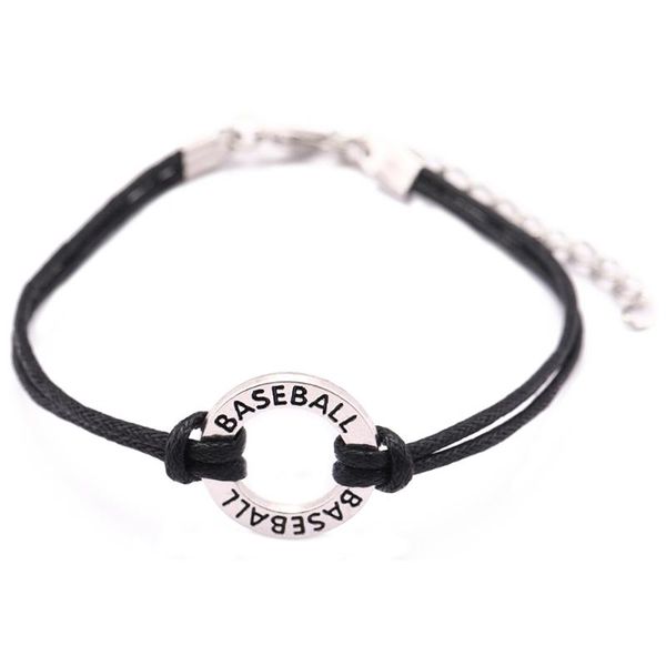 dawapara black wax cord bracelet baseball charm word round hand-woven circle handmade bracelet women or men jewelry, Golden;silver
dawapara black wax cord bracelet baseball charm word round hand-woven circle handmade bracelet women or men jewelry, Golden;silver