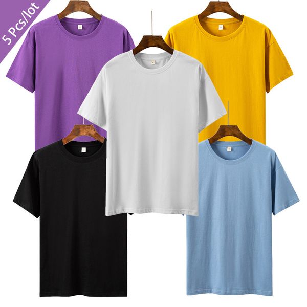 5pcs/lot new fashion shirt men/women o-neck slim short sleeve trend casual mens t-shirt korean pure color t shirts 3xl black kg-392, White;black
5pcs/lot new fashion shirt men/women o-neck slim short sleeve trend casual mens t-shirt korean pure color t shirts 3xl black kg-392, White;black