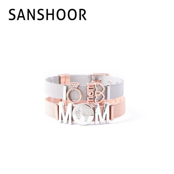 charm bracelets sanshoor mom love mother mesh keys bracelet sets with slide charms rubber preventers as gift, Golden;silver
charm bracelets sanshoor mom love mother mesh keys bracelet sets with slide charms rubber preventers as gift, Golden;silver