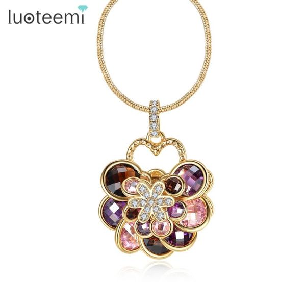 pendant necklaces luoteemi luxurious big flower necklace champagne gold-color multicolor zircon bijoux for women wedding jewelry gift, Silver
pendant necklaces luoteemi luxurious big flower necklace champagne gold-color multicolor zircon bijoux for women wedding jewelry gift, Silver