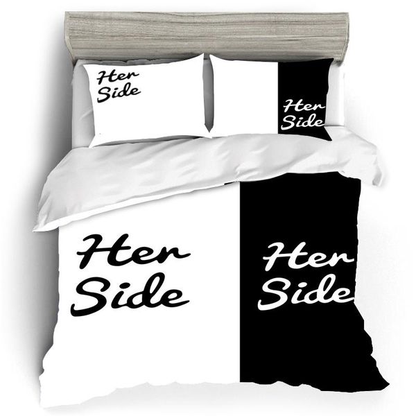 bedding sets letter simple black + white set cat/dog/he and her bedclothes pillowcase luxury home textiles bed
bedding sets letter simple black + white set cat/dog/he and her bedclothes pillowcase luxury home textiles bed