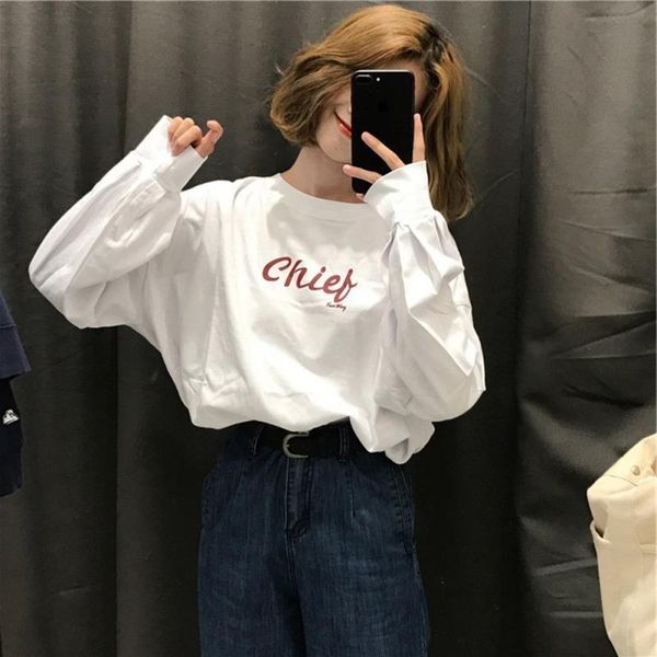 women letter print loose t shirt white long sleeve o-neck autumn oversize grunge slim korean fall tee shirt femme
women letter print loose t shirt white long sleeve o-neck autumn oversize grunge slim korean fall tee shirt femme