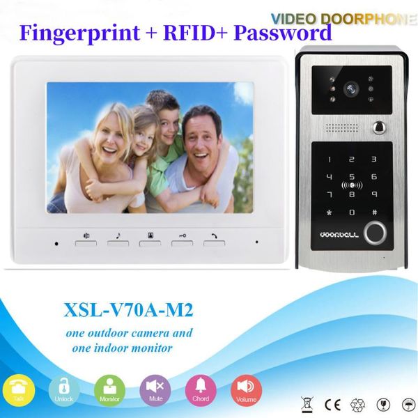 smartyiba video door phone doorbell fingerprint recognition rfid password unlock video intercom system ir vision camera kits
smartyiba video door phone doorbell fingerprint recognition rfid password unlock video intercom system ir vision camera kits