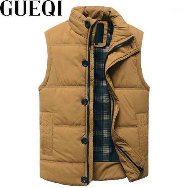 gueqi men warm vest jackets plus size m-3xl stand collar zipper design add fleece man black sleeveless coats1, Black;white
gueqi men warm vest jackets plus size m-3xl stand collar zipper design add fleece man black sleeveless coats1, Black;white