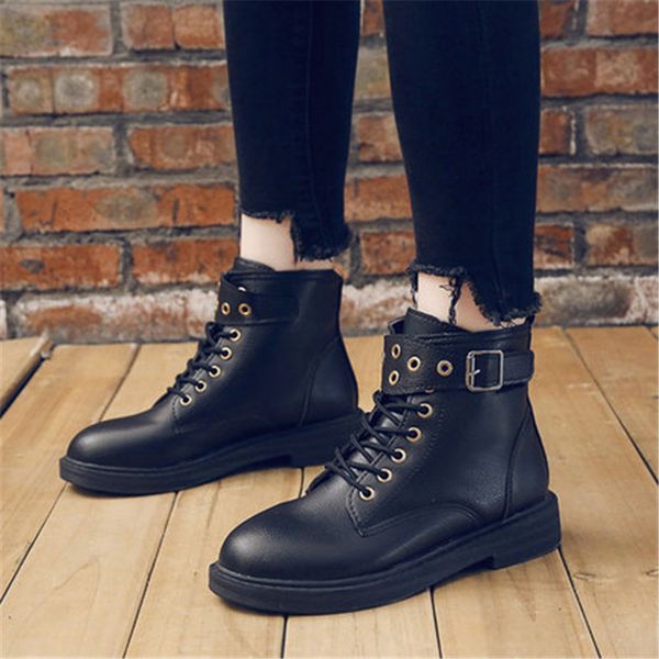 2021 new of classic fashion leather autumn lace up to high superior casual shoes proofing women's water warm teddy martin boots mbug, Black
2021 new of classic fashion leather autumn lace up to high superior casual shoes proofing women's water warm teddy martin boots mbug, Black