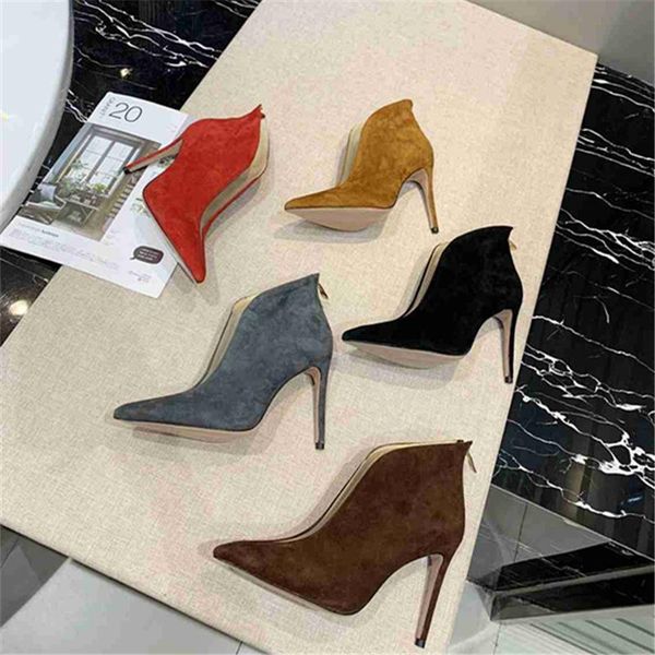 women ankle boots women high heels boots genuine leather shoes pointed shoes autumn winter for, Black
women ankle boots women high heels boots genuine leather shoes pointed shoes autumn winter for, Black