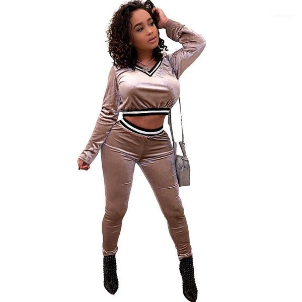 spring autumn velvet tracksuit for women two piece outfits long sleeve sweatshirt and pants sweat suits streetwear sportwear set1, Gray
spring autumn velvet tracksuit for women two piece outfits long sleeve sweatshirt and pants sweat suits streetwear sportwear set1, Gray
