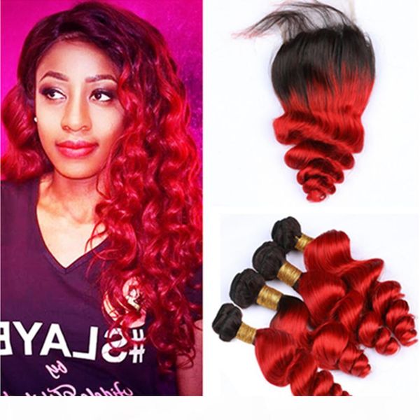 #1b red dark roots ombre loose wave 4bundles malaysian hair and closure ombre red wavy human hair weave bundles with 4x4 lace closure, Black;brown
#1b red dark roots ombre loose wave 4bundles malaysian hair and closure ombre red wavy human hair weave bundles with 4x4 lace closure, Black;brown