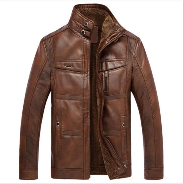 leather mountainskin coats 5xl brand pu outerwear men business winter faux fur male jacket fleece 6roe, Black
leather mountainskin coats 5xl brand pu outerwear men business winter faux fur male jacket fleece 6roe, Black