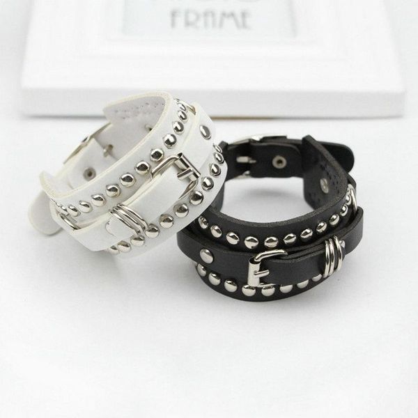 charm bracelets pu pulseira fashion punk style multilayer buckle leather & bangles rivet bracelet, Golden;silver
charm bracelets pu pulseira fashion punk style multilayer buckle leather & bangles rivet bracelet, Golden;silver