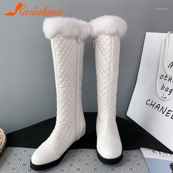 boots brand design fashionable shoes women winter warm short plush zipper round toe knee flat with boots1, Black
boots brand design fashionable shoes women winter warm short plush zipper round toe knee flat with boots1, Black
