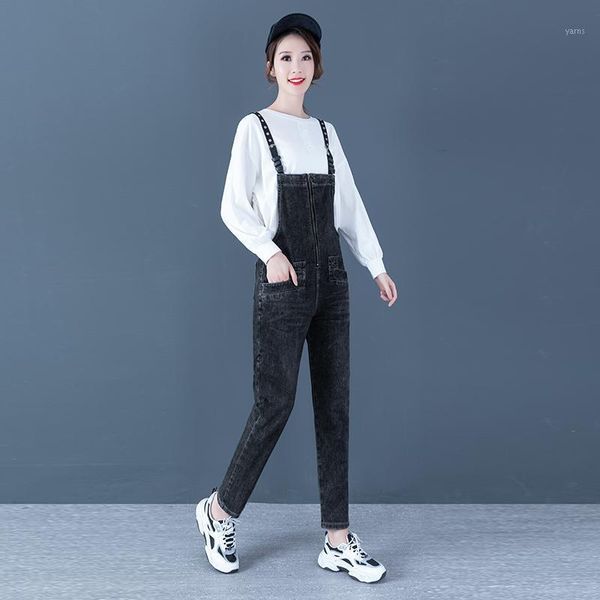 women's new style of jeans overalls full length fake zippers shoulder belt trousers in autumn cargo pants lqxlsa 33611, Blue
women's new style of jeans overalls full length fake zippers shoulder belt trousers in autumn cargo pants lqxlsa 33611, Blue